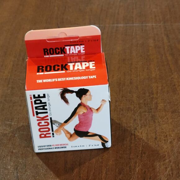 Rock Tape Rocktape Strapping Sports Tape 5cm x 5m  (2"x16.4') New, open box - Picture 1 of 6
